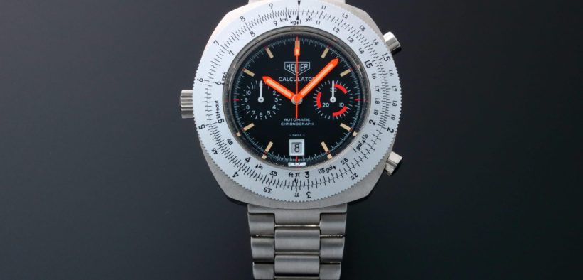 Heuer Calculator Chronograph Watch 110.633 - Wrist Watch News